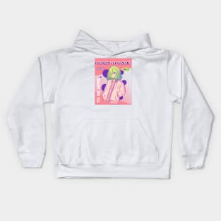 I paused my favorite anime to be here Kids Hoodie